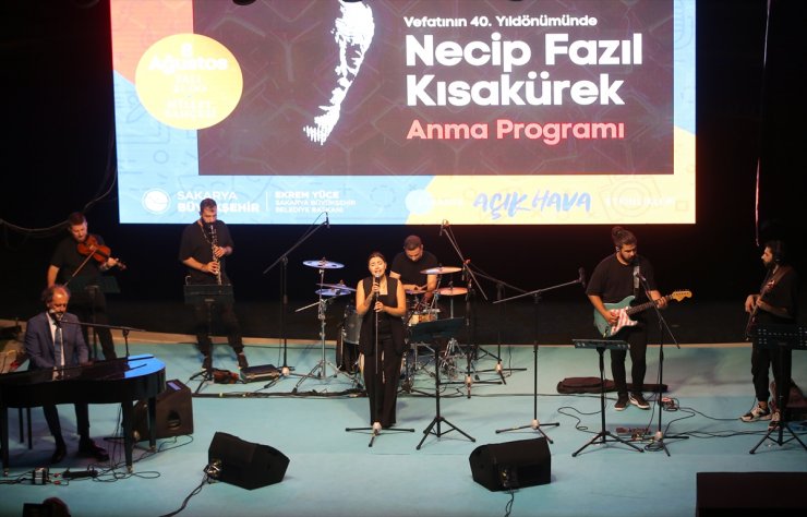 Sakarya'da "Necip Fazıl Kısakürek'i Anma Konseri" düzenlendi