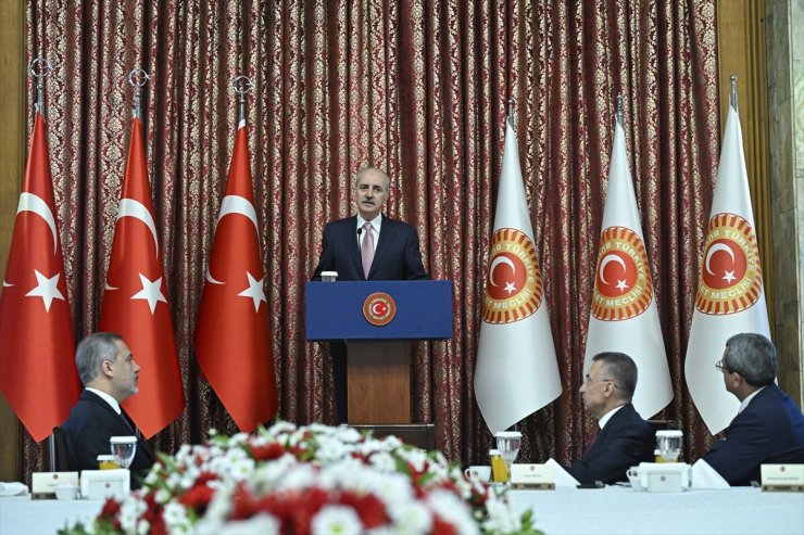 TBMM Başkanı Kurtulmuş, 14. Büyükelçiler Konferansı kapsamında büyükelçileri kabul etti: (1)