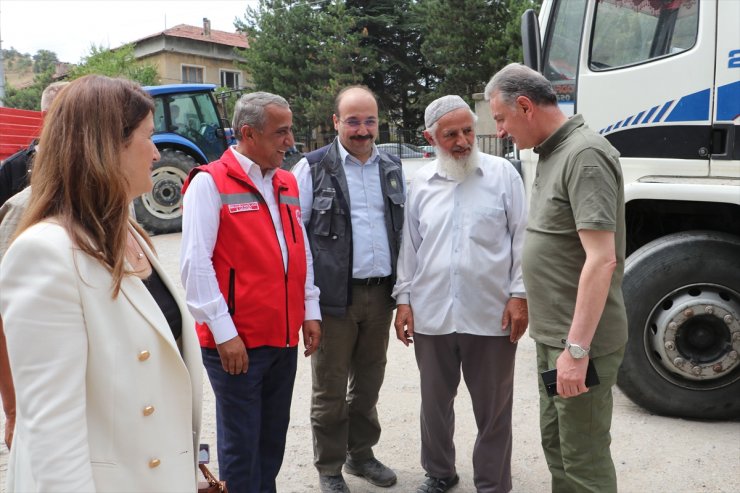 TMO Genel Müdürü Ahmet Güldal, Samsun'da hububat alım noktalarında incelemelerde bulundu