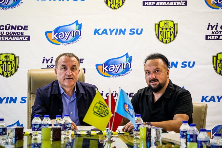 MKE Ankaragücü, Kayın Su ile sponsorluk anlaşmasını uzattı