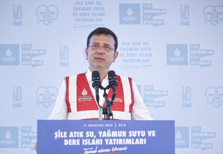 Şile'de atık su ve yağmur suyu yatırımlarının temeli atıldı