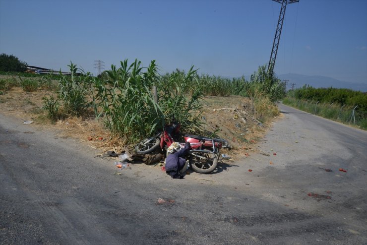 Manisa'da otomobille çarpışan motosikletin sürücüsü öldü