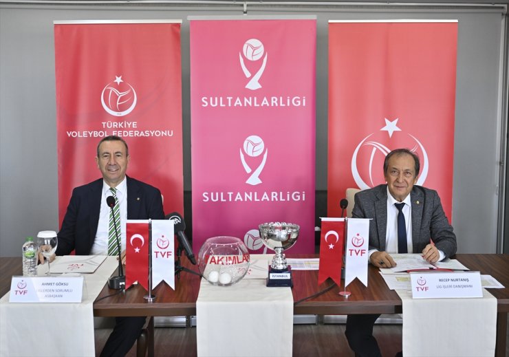 Voleybolda 2023-2024 sezonun fikstür çekimi yapıldı