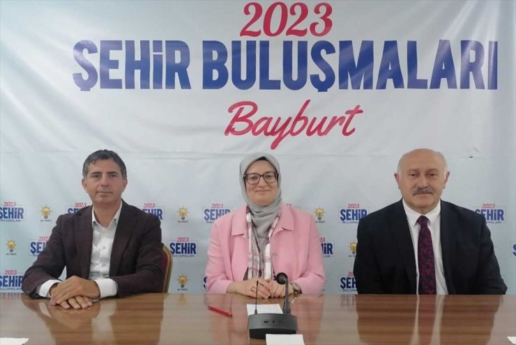 AK Parti Genel Başkan Yardımcısı Belgin Uygur, Bayburt'ta konuştu: