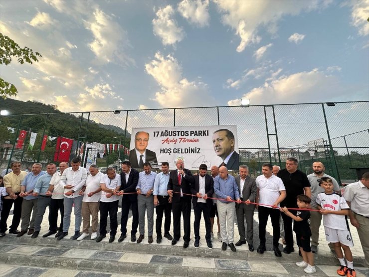 Düzce'de Marmara Depremi'nin yıl dönümünde "17 Ağustos Parkı" açıldı