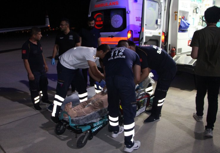 Ambulans uçak kalp ritim bozukluğu olan 12 yaşındaki çocuk için havalandı