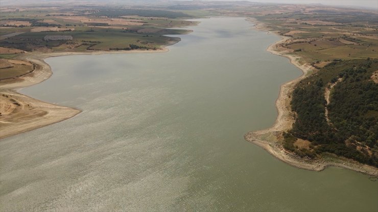 Edirne'de binlerce dönüm araziyi sulayan Altınyazı Barajı'nda doluluk yüzde 15'e düştü