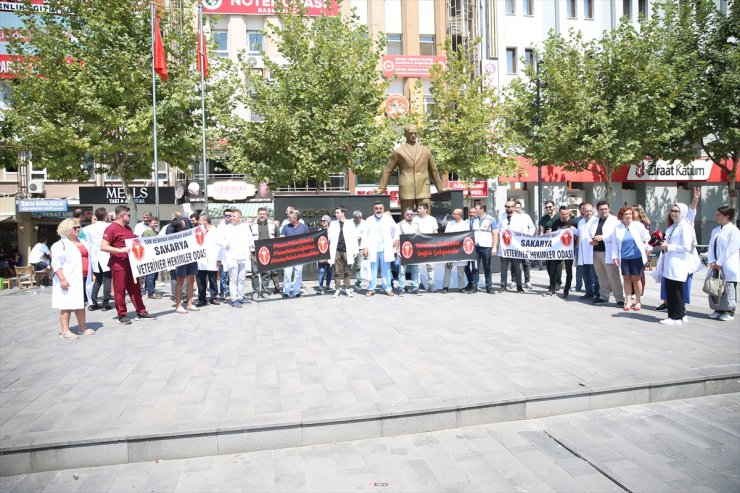 Sakarya, Zonguldak, Kocaeli ve Düzce'de veterinerler şiddet olaylarına tepki amacıyla iş bıraktı