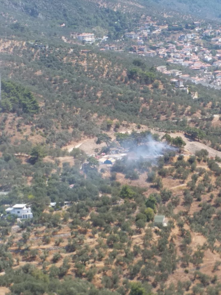 Kazdağları'nda ormanlık alandaki yangın söndürüldü