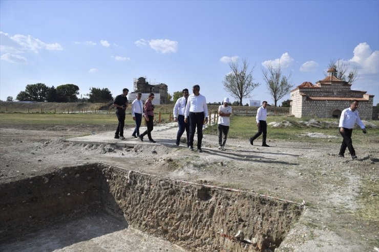 Edirne Sarayı'nın ihya çalışmaları sürüyor