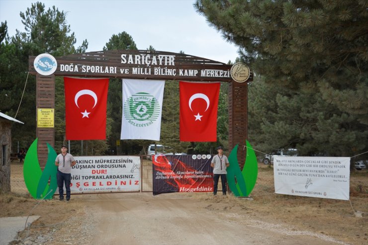 Manisa'da "Demirci Akıncıları 7'nci Milli Bilinç Kampı" başladı