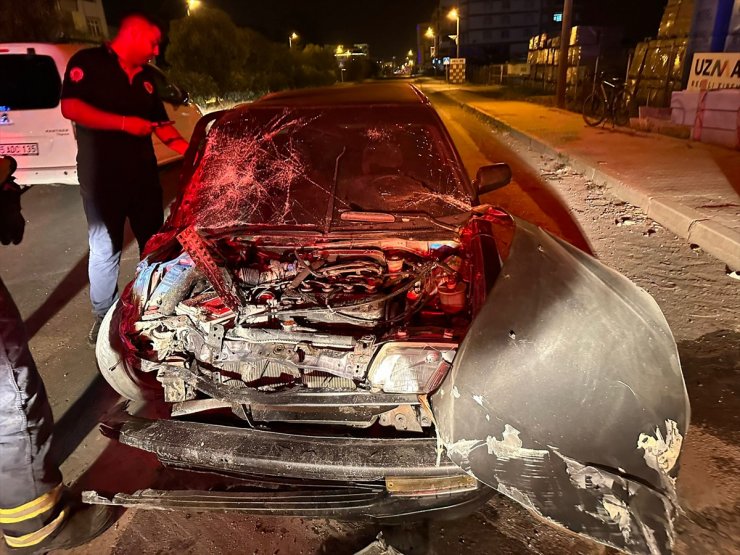 Samsun'daki trafik kazasında 2 kişi yaralandı