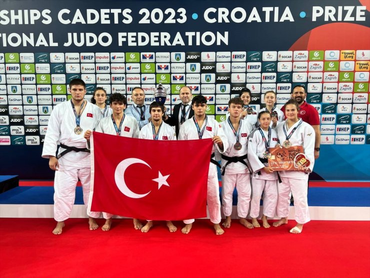 Ümit Milli Judo Karma Takımı, Dünya Şampiyonası'nda bronz madalya kazandı