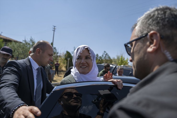 İYİ Parti Genel Başkanı Akşener, Dağıstan Coşkun'un cenaze törenine katıldı