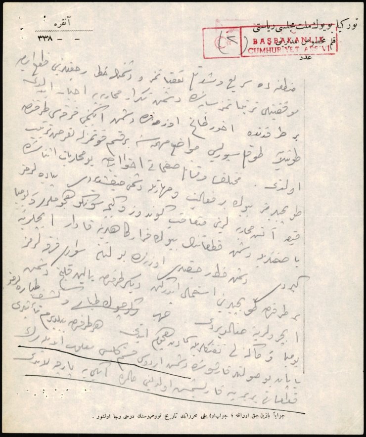 Milli Mücadele'nin en önemli safhasının ayrıntıları Atatürk'ün elinden yazılmış telgrafta