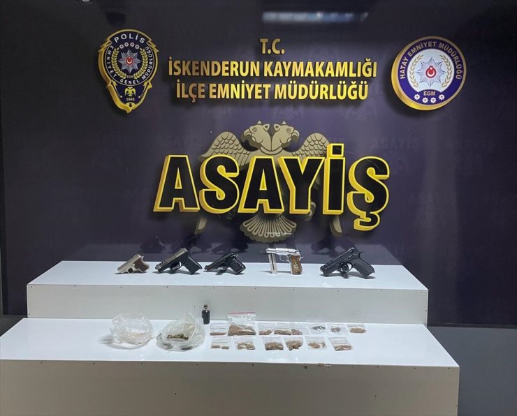 İskenderun'daki asayiş uygulamalarında 19 şüpheli yakalandı