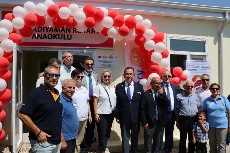 Adıyaman'da yaptırılan prefabrik anaokulu açıldı