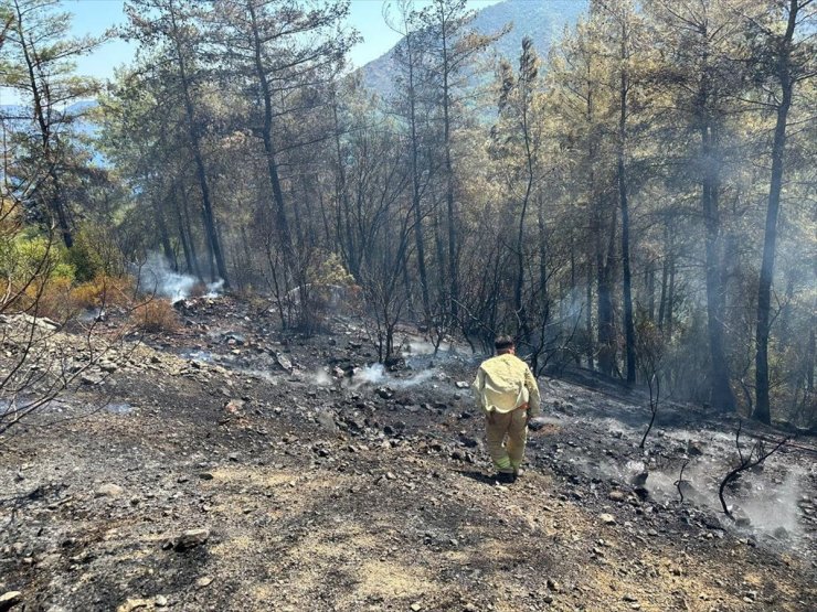 Marmaris'te çıkan orman yangını kontrol altına alındı