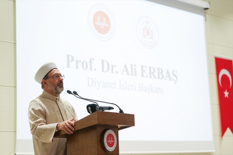 Diyanet İşleri Başkanı Erbaş, "2023-2024 Dini Yüksek İhtisas Eğitimi Açılış Programı"na katıldı: