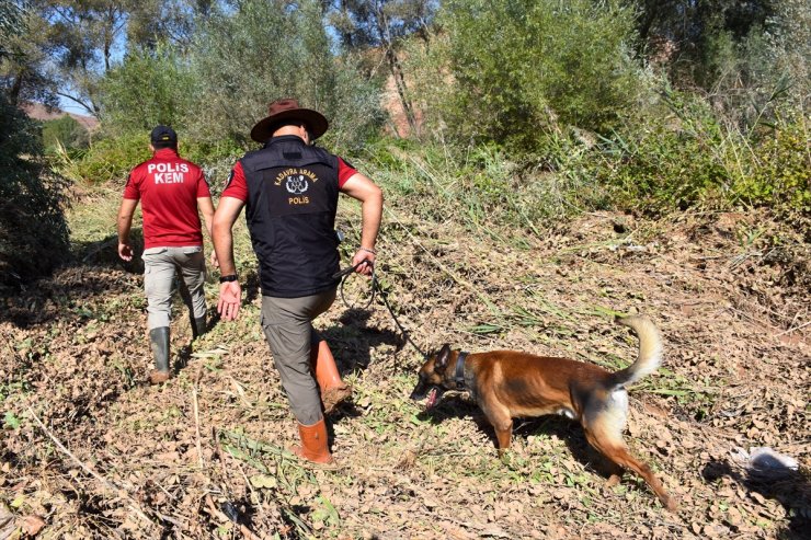 Aksaray'daki selde kaybolan bebek için arama kurtarma çalışmalarına köpekler de dahil edildi