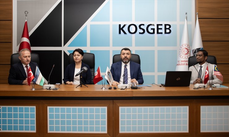 Özbekistan ve Malezya heyetlerine KOSGEB destekleri anlatıldı