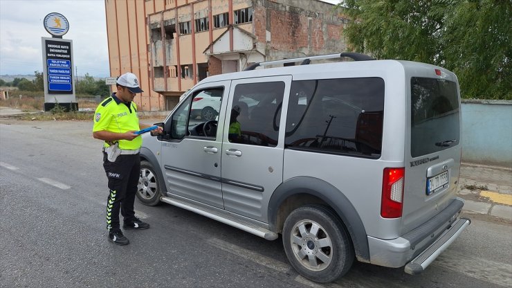 Samsun’da trafik ekipleri denetim yaptı