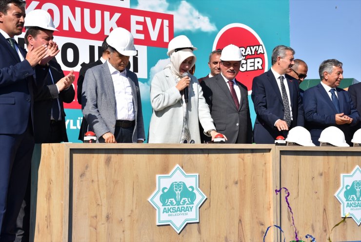 AK Parti Grup Başkanvekili Zengin Aksaray'da Konukevi temel atma törenine katıldı