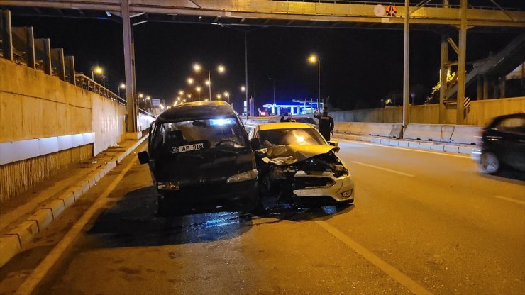 Samsun'da zincirleme trafik kazasında 7 kişi yaralandı