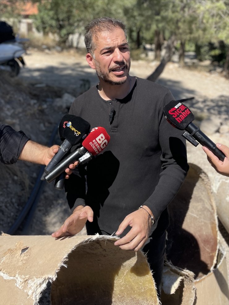 Doç. Dr. Özçelik'ten Bodrum'da içme suyu hattındaki patlağa ilişkin açıklama: