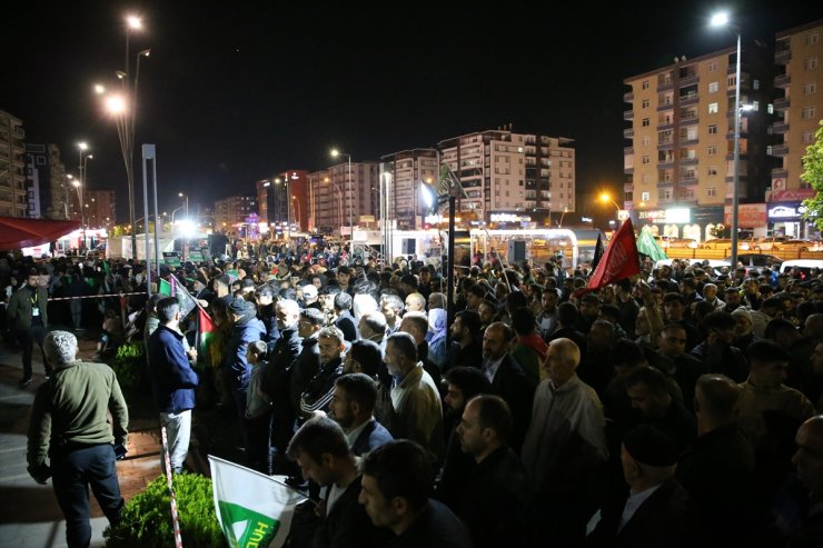 Diyarbakır ve Batman'da İsrail'in saldırıları protesto edildi