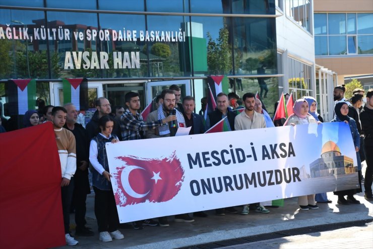 Antalya, Muğla, Burdur ve Isparta'da İsrail'in Gazze'ye saldırıları protesto edildi