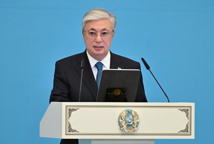 Kazakistan Cumhurbaşkanı Tokayev ülkenin güçlenmesinde Nazarbayev'in tarihi rolü olduğunu söyledi