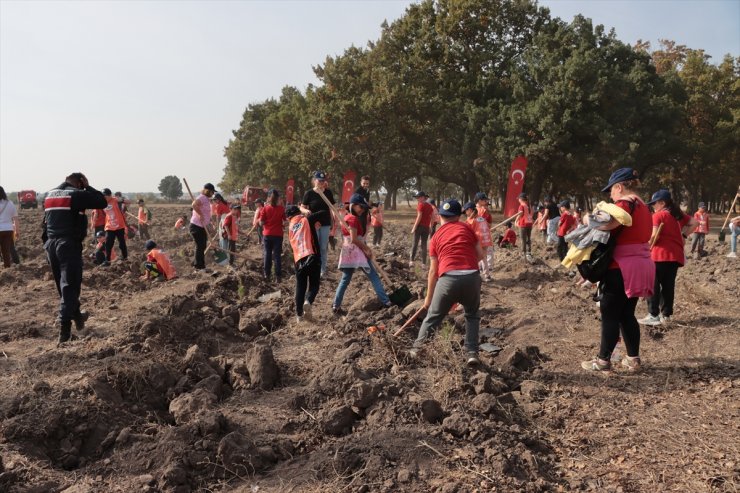 Kırklareli'nde "Cumhuriyetin 100. Yılı Hatıra Ormanı" oluşturuldu