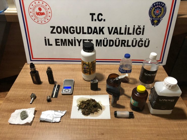 Zonguldak'ta uyuşturucu operasyonunda yakalanan 3 zanlı tutuklandı