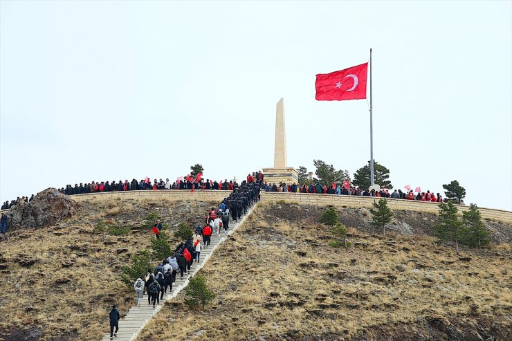 Kop Dağı Müdafaası Tarihi Milli Parkı'nda "100. Yıl Yürüyüşü" yapıldı