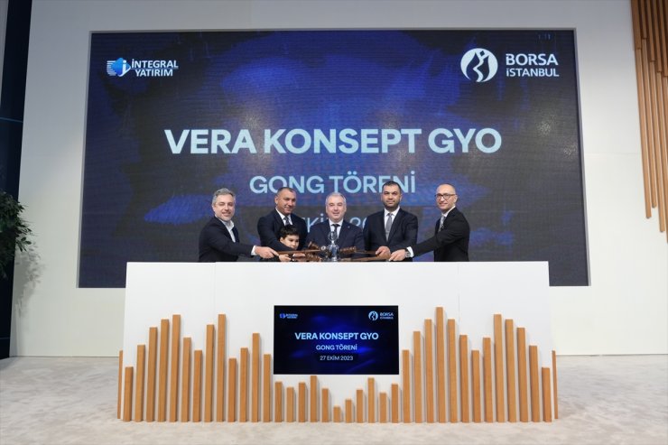 Borsa İstanbul’da gong Vera Konsept GYO için çaldı