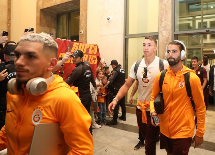 Galatasaray kafilesi Rize'ye geldi