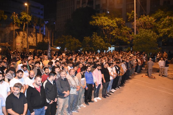 İsrail'in abluka altındaki Gazze'ye saldırıları Adana'da protesto edildi