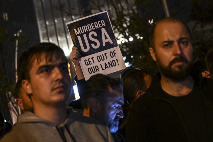 İsrail'in Gazze saldırıları Ankara'da protesto edildi