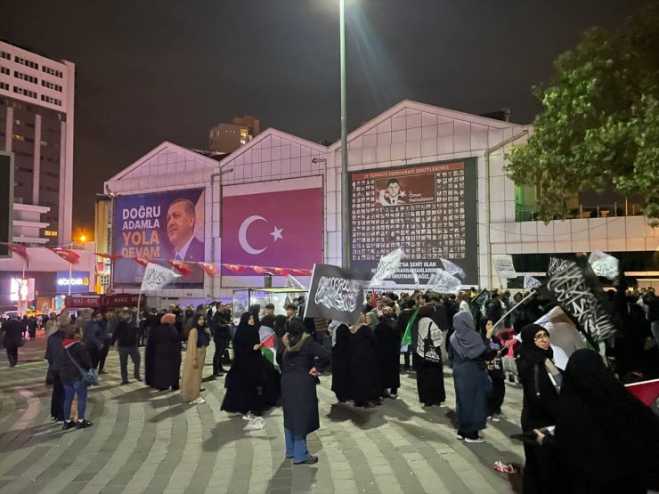 İsrail'in Gazze'ye saldırıları Bursa'da protesto edildi