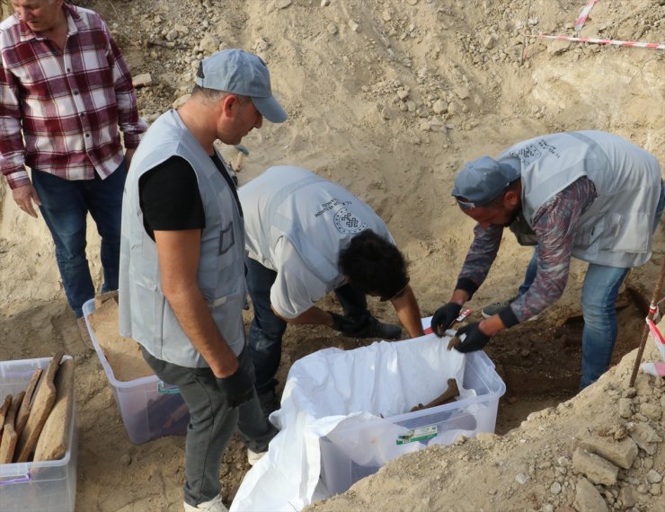 Yalova'da villa inşaatında Roma döneminden kalma bir mezar daha bulundu