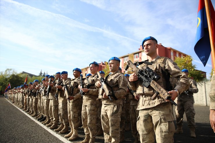 Bingöl'de jandarma komandolar törenle Gabar'a uğurlandı