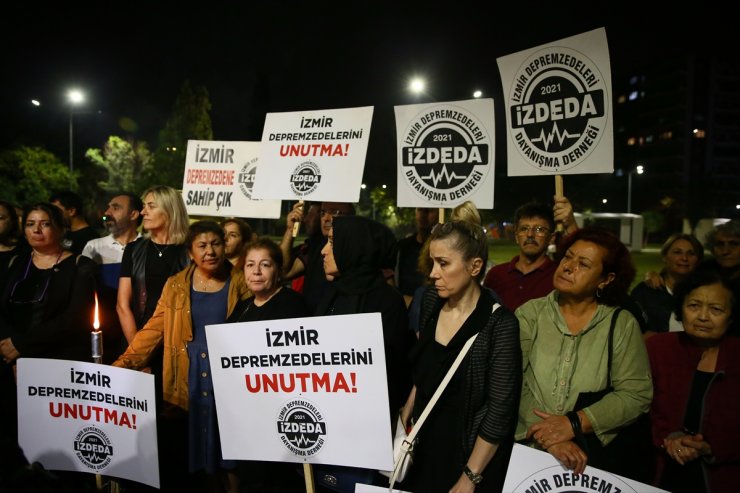 İzmir depreminde hayatını kaybedenler anıldı