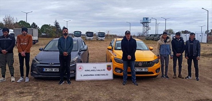 Kırklareli'nde bir haftada 1061 düzensiz göçmen yakalandı