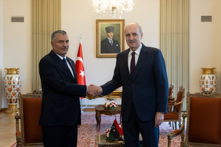 TBMM Başkanı Kurtulmuş, Libya Yüksek Devlet Konseyi Başkanı Takala ile görüştü: