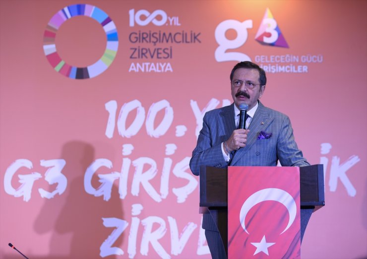 TOBB Başkanı Hisarcıklıoğlu "100. Yıl G3 Girişimcilik Zirvesi"nde konuştu: