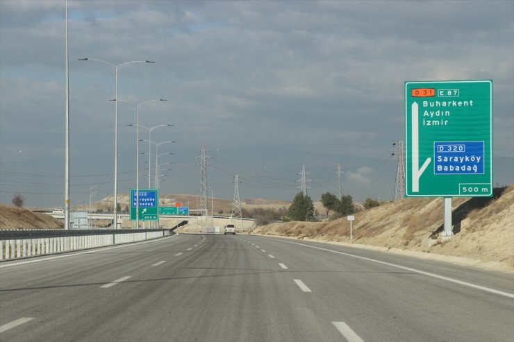 Aydın-Denizli Otoyolu'nda ilk etap hizmete alındı