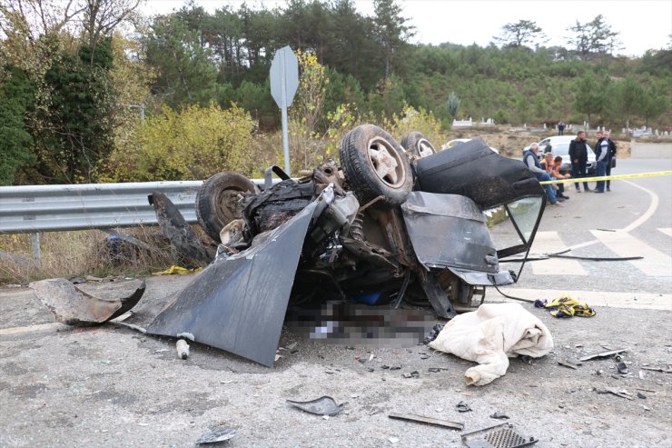 Kastamonu'da trafik kazasında 1 kişi öldü, 4 kişi yaralandı