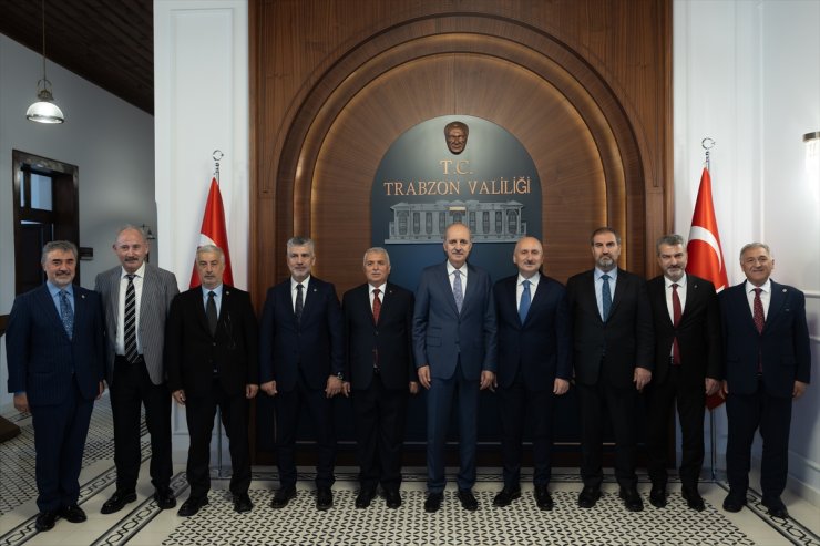 TBMM Başkanı Kurtulmuş, Trabzon Valiliğini ziyaret etti