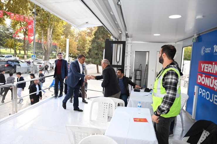 Yerinde dönüşüm bilgilendirme tırı Malatya'da